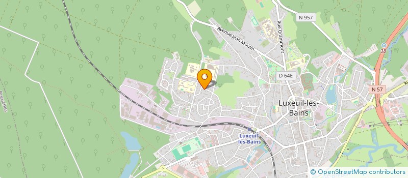 localisation de l'entreprise MADAME CELINE GANZENMULLER  LUXEUIL-LES-BAINS