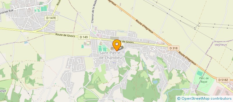 localisation de l'entreprise MADAME CELINE GARCIA  SAINT-PIERRE-DE-CHANDIEU