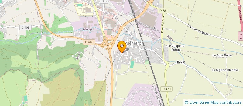 localisation de l'entreprise MADAME CELINE GARCIA  MENETROL