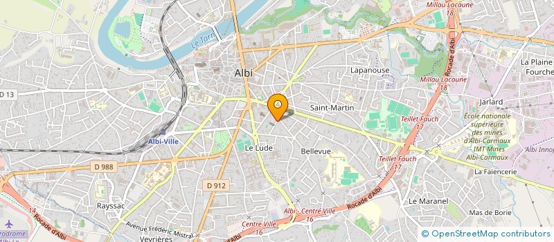 localisation de l'entreprise MADAME CELINE GARCIA à ALBI