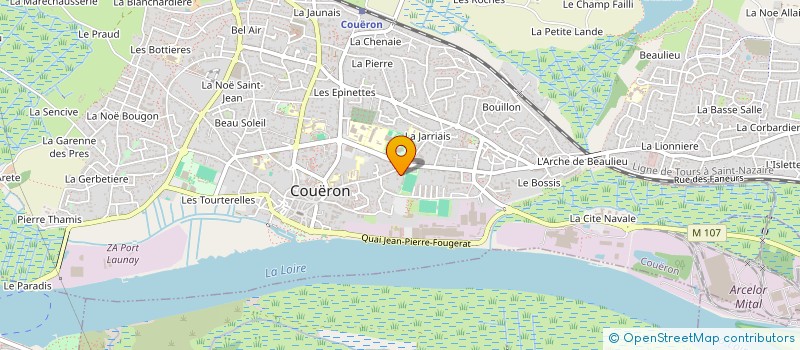 localisation de l'entreprise MADAME CELINE GARCIA à COUERON