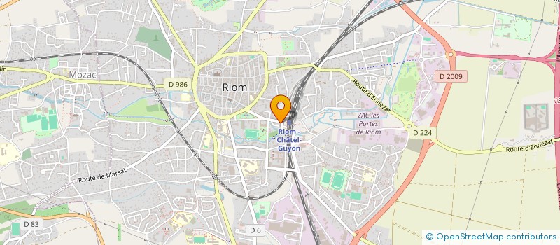 localisation de l'entreprise MADAME CELINE GARNIER  RIOM