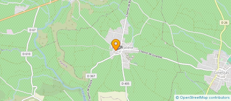 localisation de l'entreprise MADAME CELINE GARRETA  SAINTE-VALIERE