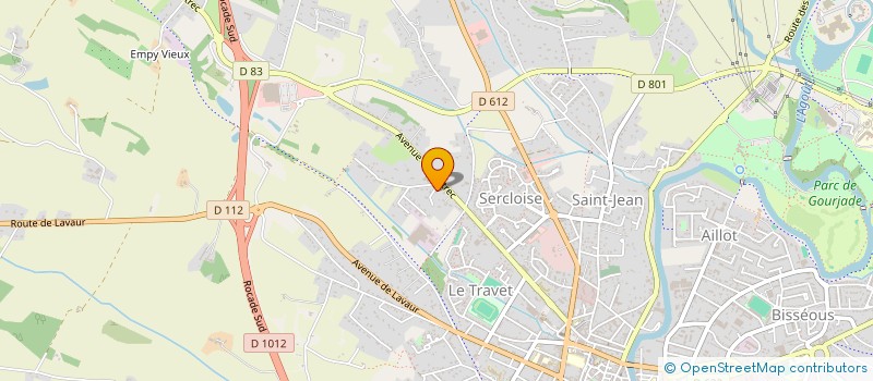 localisation de l'entreprise MADAME CELINE GARROUSTE à CASTRES