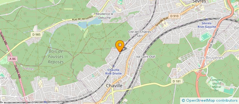 localisation de l'entreprise MADAME CELINE GASSELIN à CHAVILLE