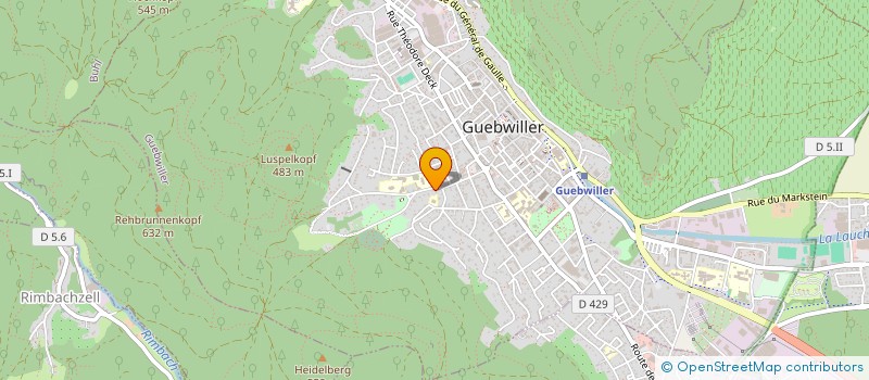 localisation de l'entreprise MADAME CELINE GASSER  HARTMANNSWILLER