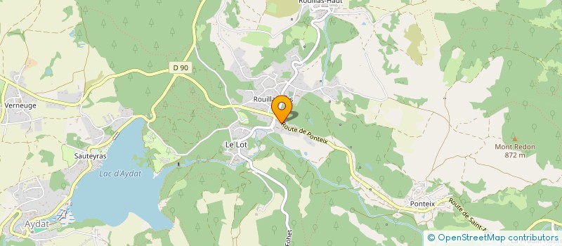 localisation de l'entreprise MADAME CELINE GATHELIER  AYDAT