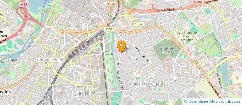 localisation de l'entreprise MADAME CELINE GATTEFOSSE  METZ