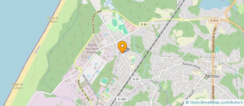 localisation de l'entreprise MADAME CELINE GAUDILLERE  TARNOS