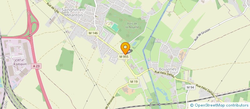 localisation de l'entreprise MADAME CELINE GAUDUIN  SAINGHIN-EN-MELANTOIS