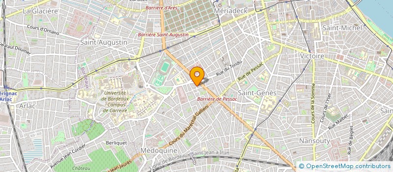 localisation de l'entreprise MADAME CELINE GAULOT  BORDEAUX