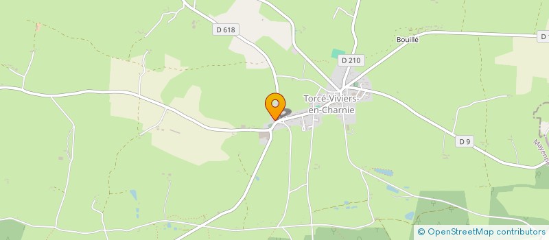 localisation de l'entreprise MADAME CELINE GAUTHEUR  TORCE-VIVIERS-EN-CHARNIE