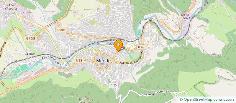 localisation de l'entreprise MADAME CELINE GAUTHIER à MENDE