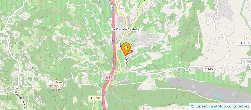 localisation de l'entreprise MADAME CELINE GAUTHIER à LE CASTELLET