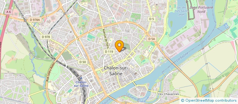 localisation de l'entreprise MADAME CELINE GAUTHIER  CHALON-SUR-SAONE