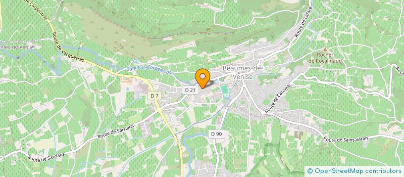 localisation de l'entreprise MADAME CELINE GAUTIER  BEAUMES-DE-VENISE