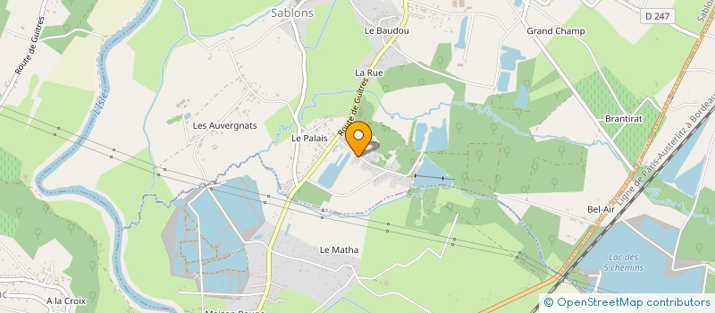 localisation de l'entreprise MADAME CELINE GAVIOLI  SABLONS