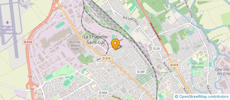 localisation de l'entreprise MADAME CELINE GAY à LA CHAPELLE-SAINT-LUC