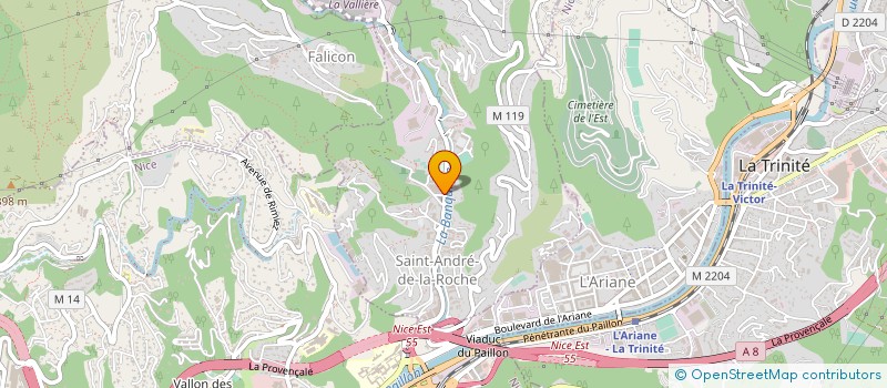 localisation de l'entreprise MADAME CELINE GELEOC  SAINT-ANDRE-DE-LA-ROCHE