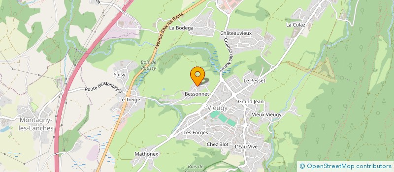 localisation de l'entreprise MADAME CELINE GENDRE à ANNECY