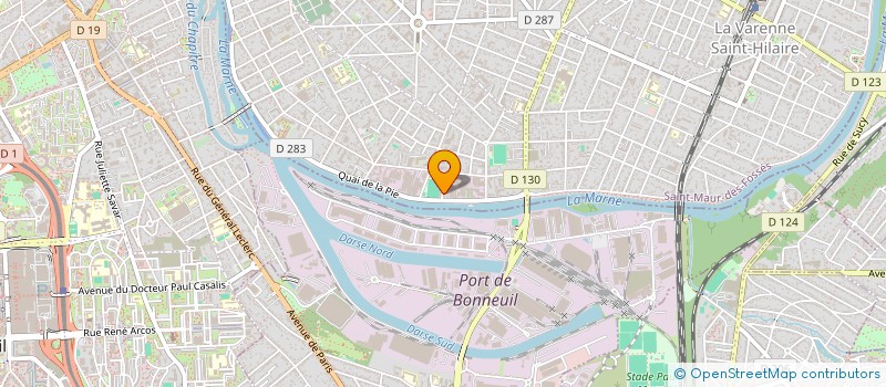 localisation de l'entreprise MADAME CELINE GENET à SAINT-MAUR-DES-FOSSES