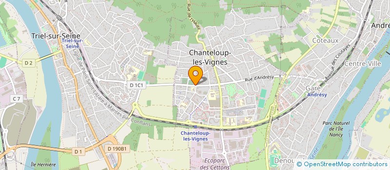 localisation de l'entreprise MADAME CELINE GENEVOIS à CHANTELOUP-LES-VIGNES
