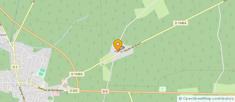 localisation de l'entreprise MADAME CELINE GENOT  LACANAU