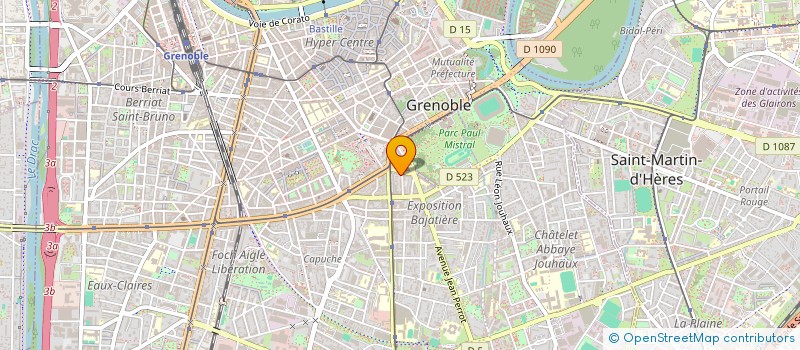 localisation de l'entreprise MADAME CELINE GENTY à GRENOBLE