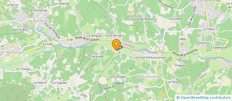 localisation de l'entreprise MADAME CELINE GEOFFRAY  LE PERREON