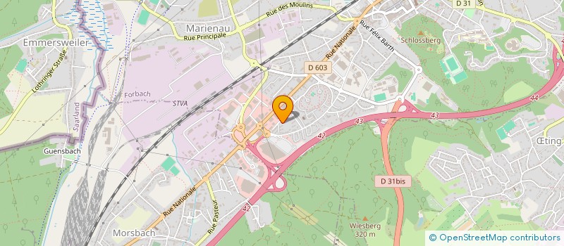 localisation de l'entreprise MADAME CELINE GEOFFROY à FORBACH