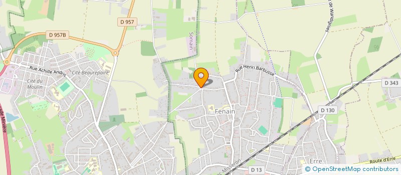 localisation de l'entreprise MADAME CELINE GEORGES  FENAIN