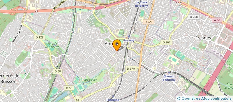 localisation de l'entreprise MADAME CELINE GEORGES DIT ASSEF à ANTONY
