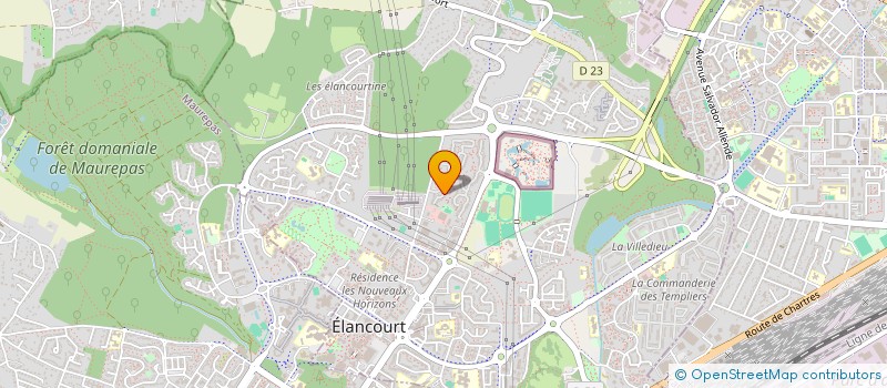 localisation de l'entreprise MADAME CELINE GEORGIN à ELANCOURT