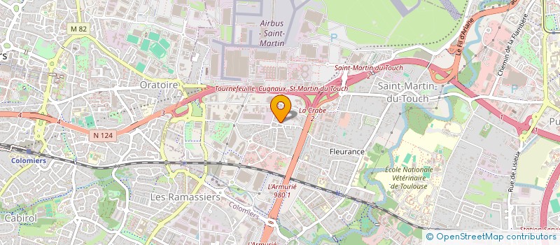localisation de l'entreprise MADAME CELINE GERMAIN à TOULOUSE