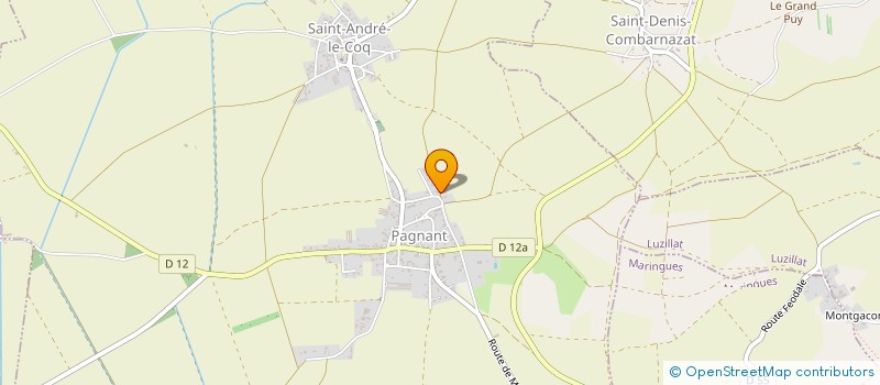 localisation de l'entreprise MADAME CELINE GERMAIN  SAINT-ANDRE-LE-COQ