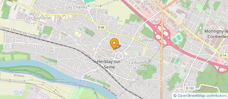 localisation de l'entreprise MADAME CELINE GERMAIN à HERBLAY-SUR-SEINE