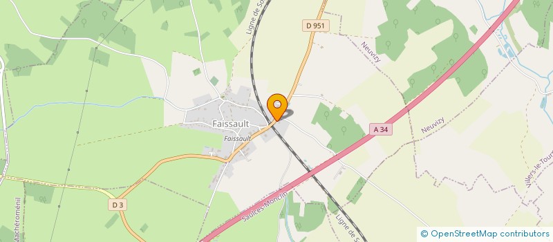 localisation de l'entreprise MADAME CELINE GERNY  FAISSAULT