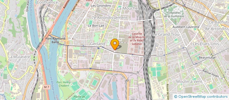 localisation de l'entreprise MADAME CELINE GEROUDET  LYON