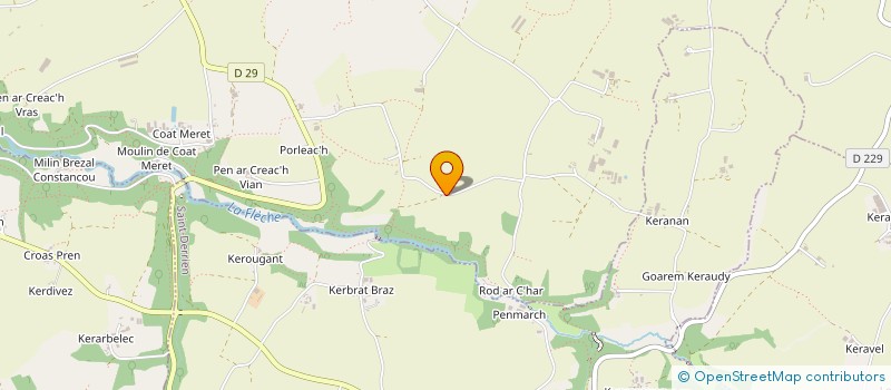 localisation de l'entreprise MADAME CELINE GESTIN  LANHOUARNEAU