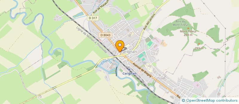 localisation de l'entreprise MADAME CELINE GETTI  CARIGNAN