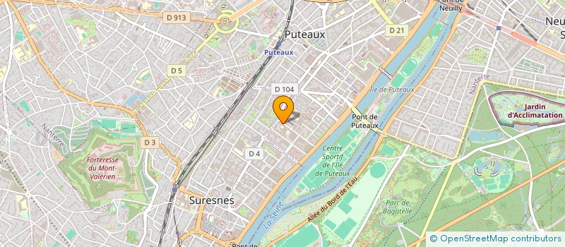 localisation de l'entreprise MADAME CELINE GHAZI KALAHROUDI  PUTEAUX