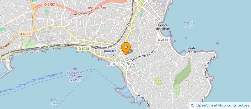 localisation de l'entreprise MADAME CELINE GHEZ à CANNES