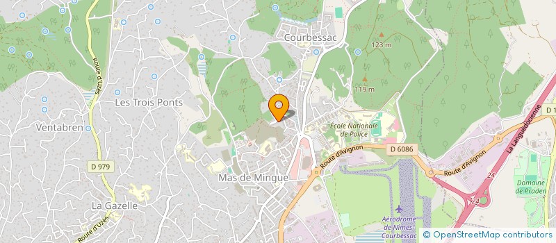 localisation de l'entreprise MADAME CELINE GIL  NIMES