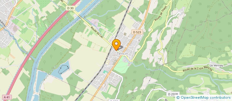 localisation de l'entreprise MADAME CELINE GIMBERNAT  TENCIN