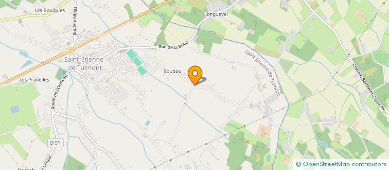 localisation de l'entreprise MADAME CELINE GIMBERNAT  SAINT-ETIENNE-DE-TULMONT