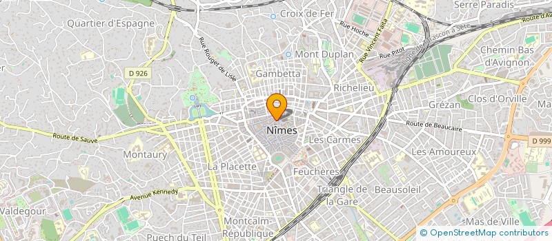 localisation de l'entreprise MADAME CELINE GINESTE à NIMES