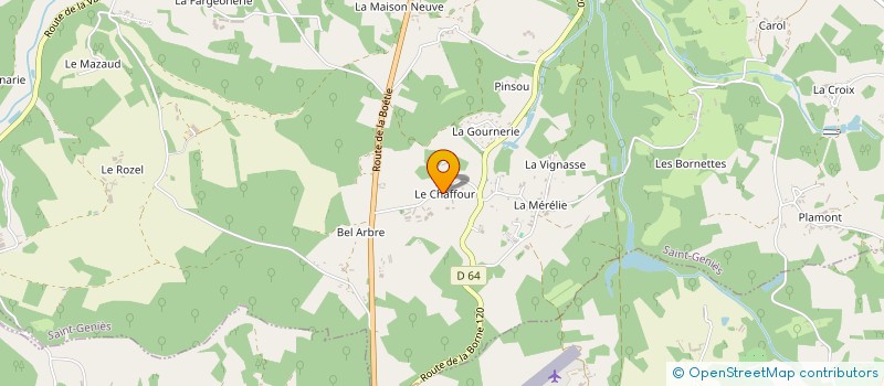 localisation de l'entreprise MADAME CELINE GINESTE  SAINT-GENIES