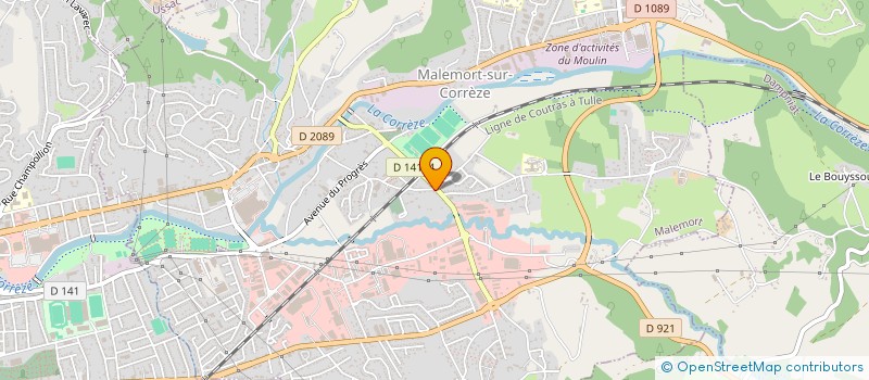 localisation de l'entreprise MADAME CELINE GIOMETTI  MALEMORT