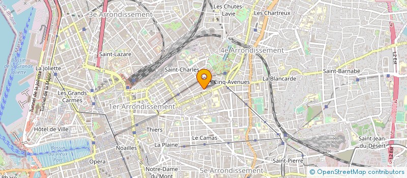 localisation de l'entreprise MADAME CELINE GIORDANO à MARSEILLE