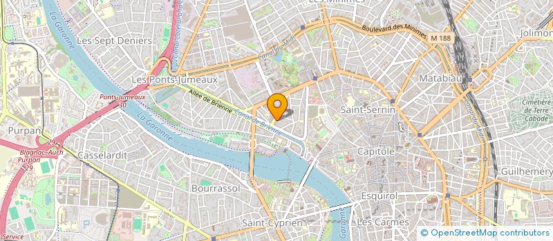 localisation de l'entreprise MADAME CELINE GIORDANO à TOULOUSE